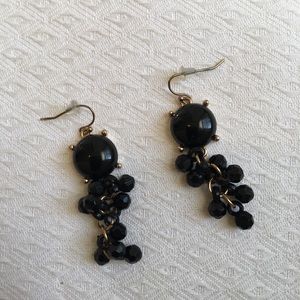 Beautiful black beaded earrings !! - SALE!💋